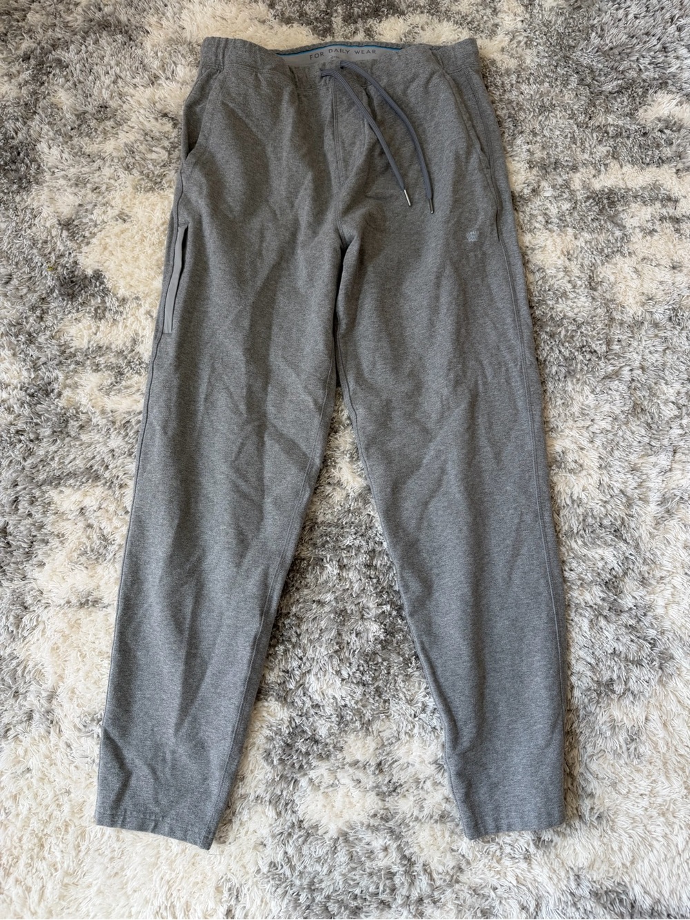 Mack Weldon Heather Gray Joggers
